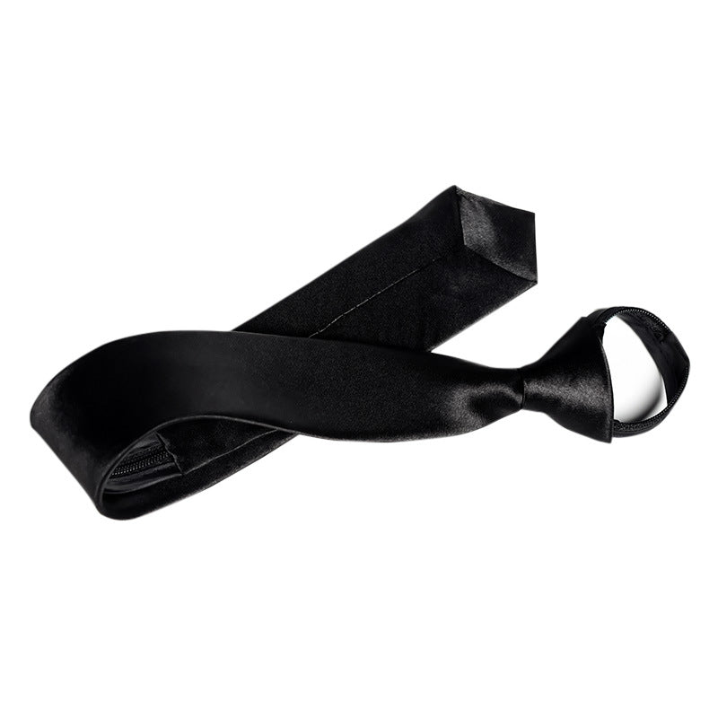 Accesorios para camisas formales de negocios para hombre con cierre de cremallera estrecho