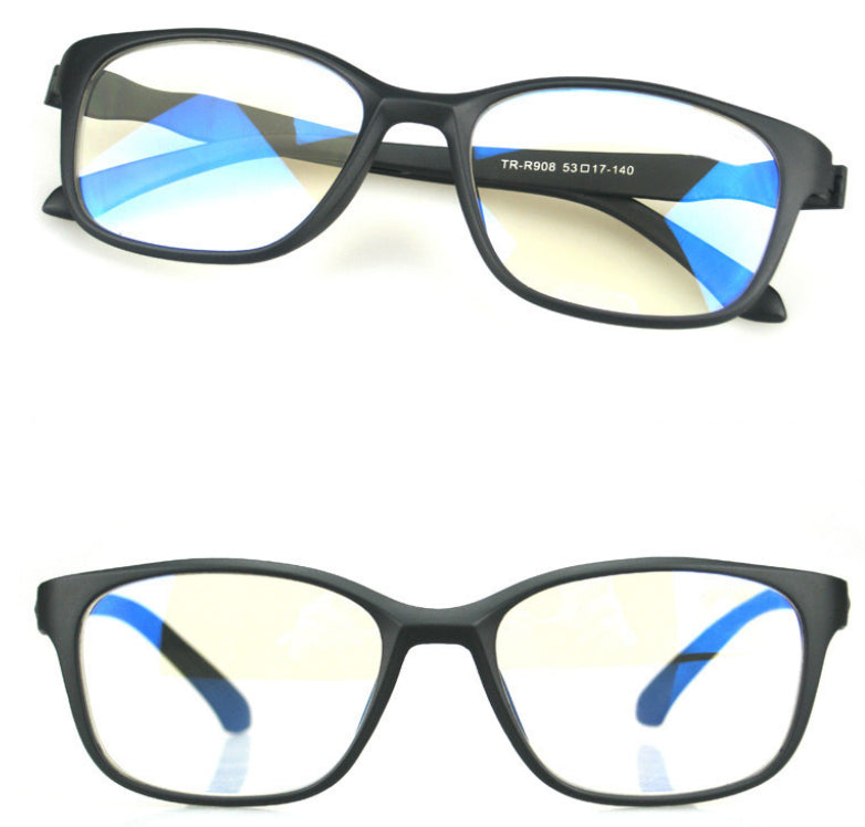 Gafas de moda ultraligeras TR90 con bloqueo de luz azul