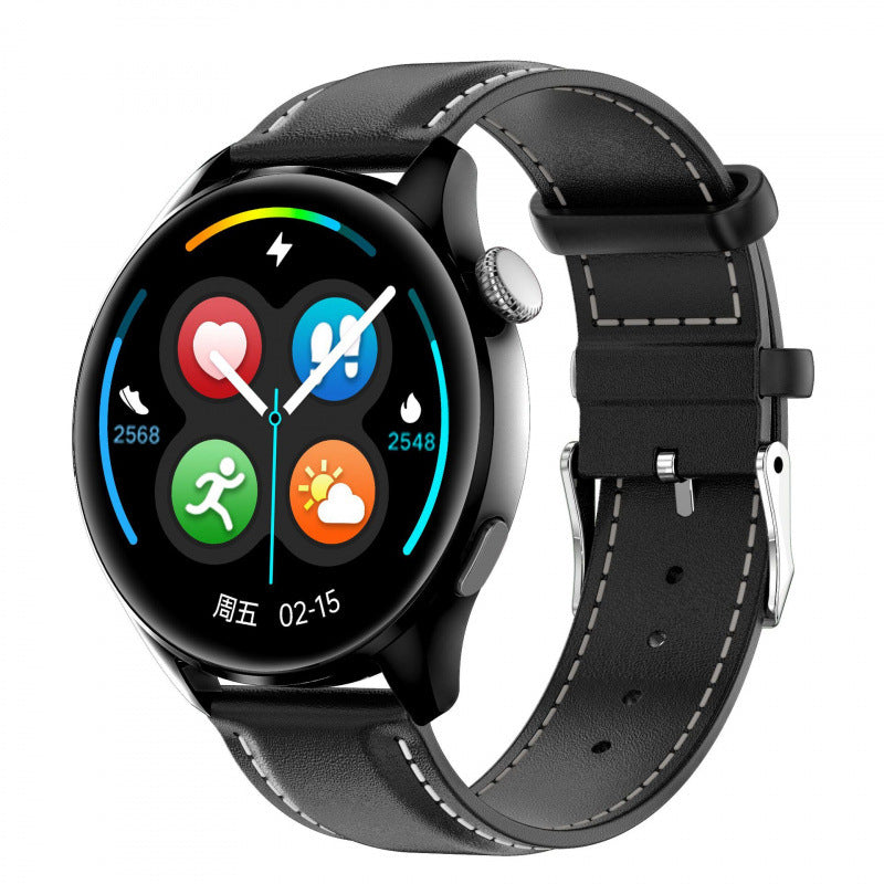 Reloj inteligente para adultos con monitorización de frecuencia cardíaca, seguimiento de actividad física y funciones de voz inteligentes.