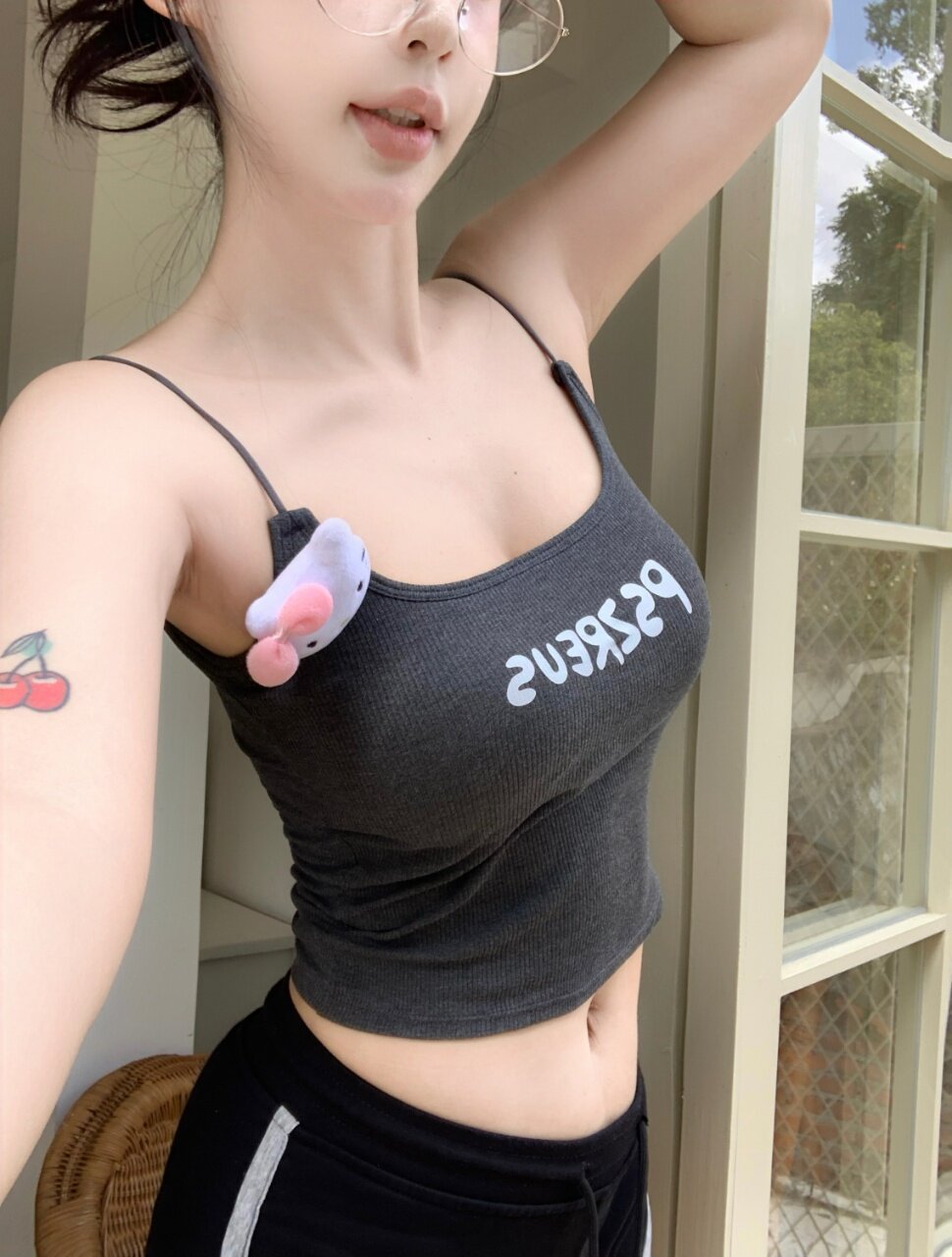 Women's Letter Printed Camisole Top