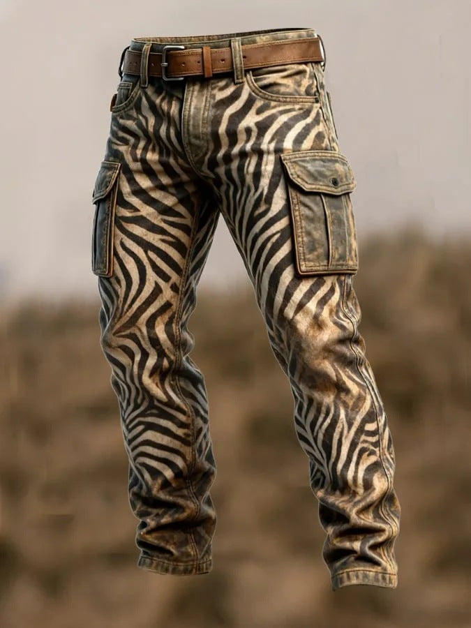 Retro Work Pants For Men In The Punk Style Inspired By Europe And America