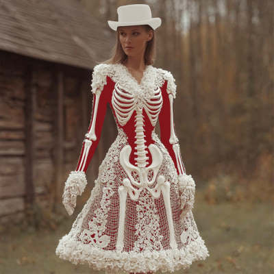 Vestido francés retro estilo real para mujer