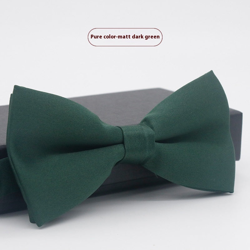 Corbata de lazo para novio, de color liso, para boda, negocios, informal, para hombre