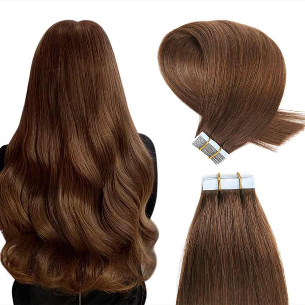 Extensiones de cabello invisibles para pelucas femeninas