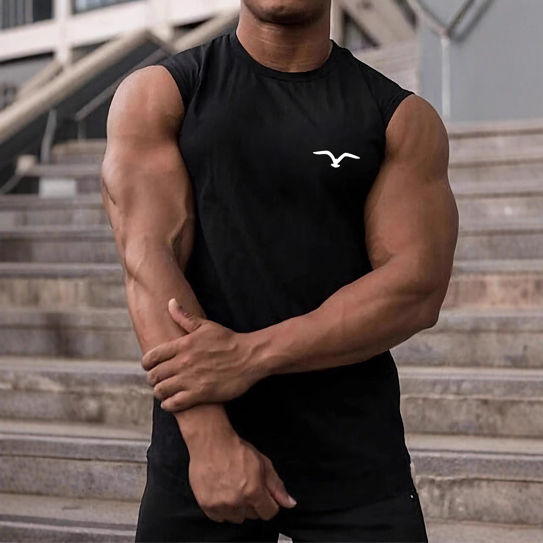 Mens Fashionable Casual Printed Sleeveless Vest