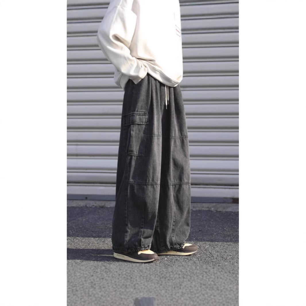 Monos vaqueros retro estilo Hong Kong para hombre