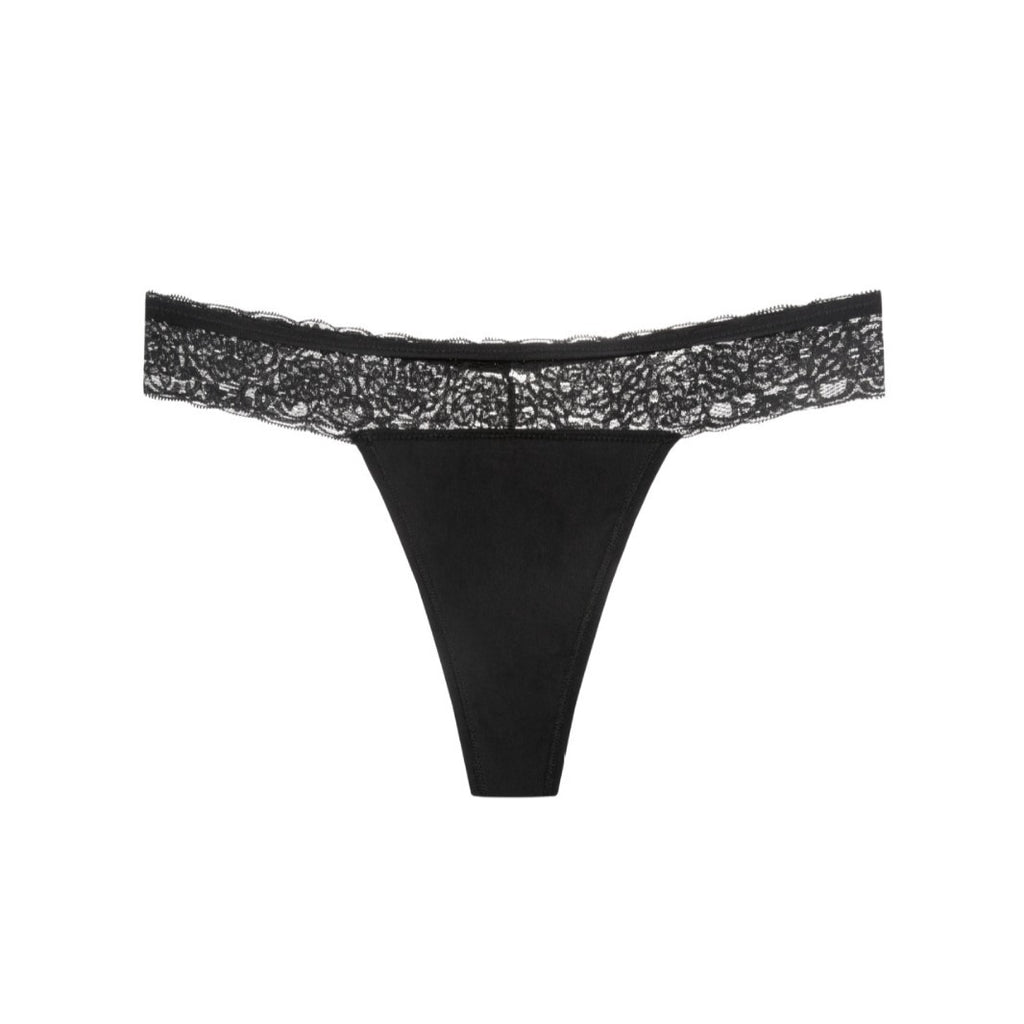 Women's Plus-Size Stretch Lace Thong