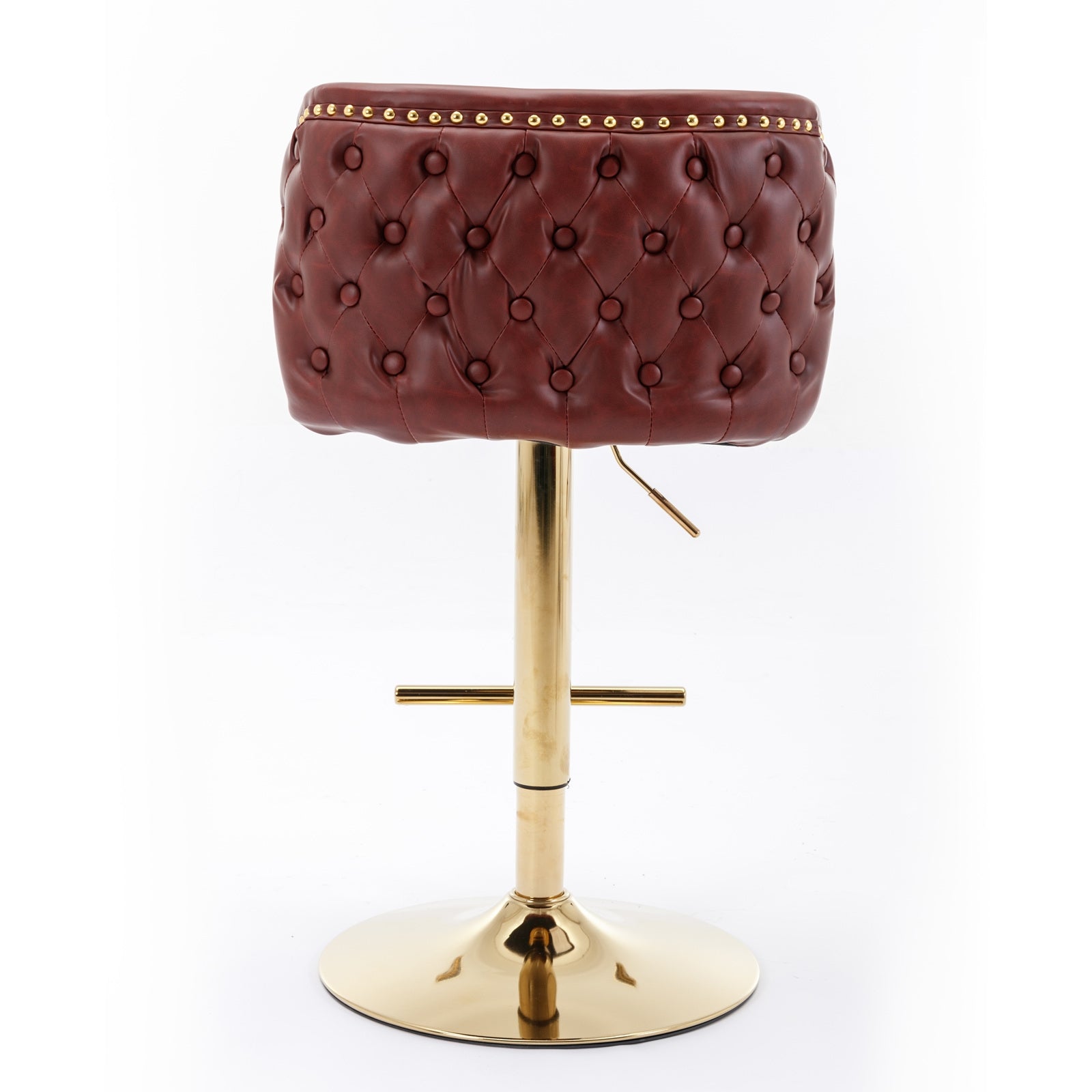 Taburetes de bar giratorios de altura ajustable de AA Furniture, modernos taburetes tapizados en PU