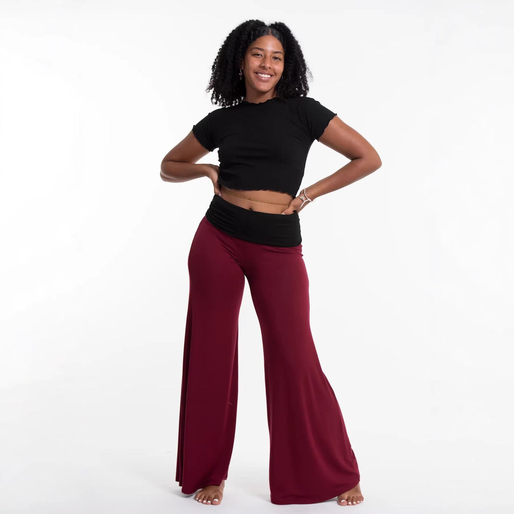 Pantalones anchos informales para mujer para deportes y ocio