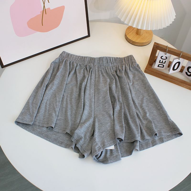 Falda-pantalón informal holgado de cintura alta para mujer