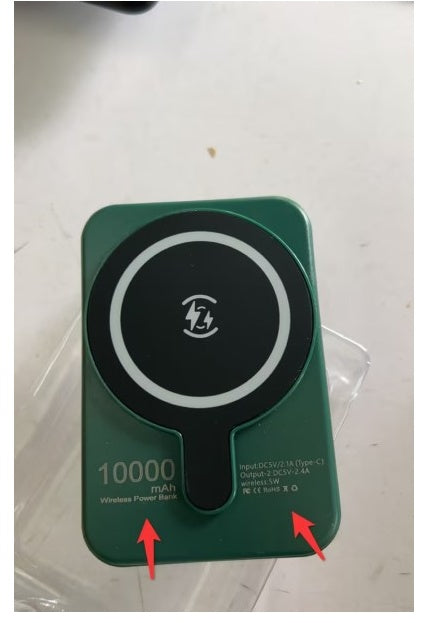 Mini banco de energía inalámbrico magnético de carga rápida de 5000 mAh portátil