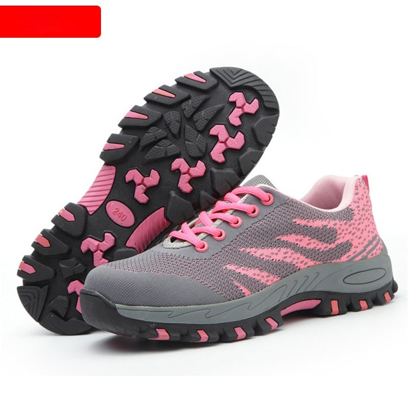 Zapatos de trabajo informales para mujer, resistentes al desgaste y a las perforaciones.