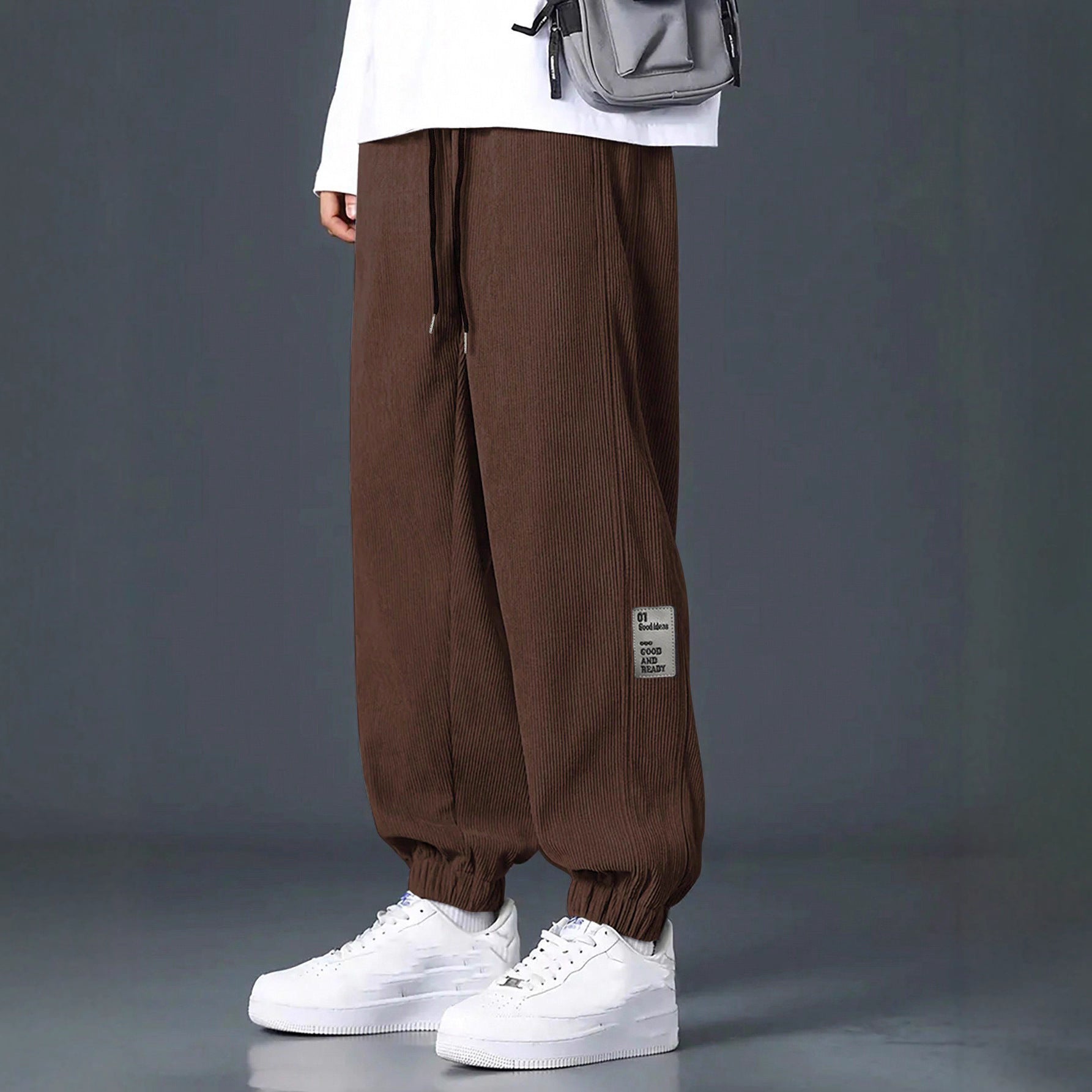 Pantalones de trabajo casuales de pana para deportes