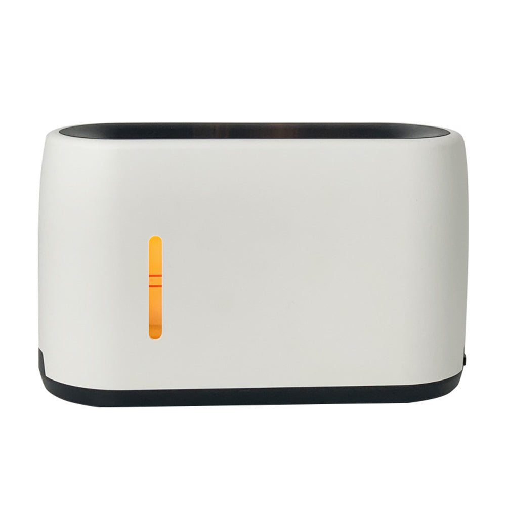 Humidificador de aromaterapia con simulación de llama, 200 ml, gran volumen de niebla, control remoto, luz ambiental, humidificador de llama para el hogar.