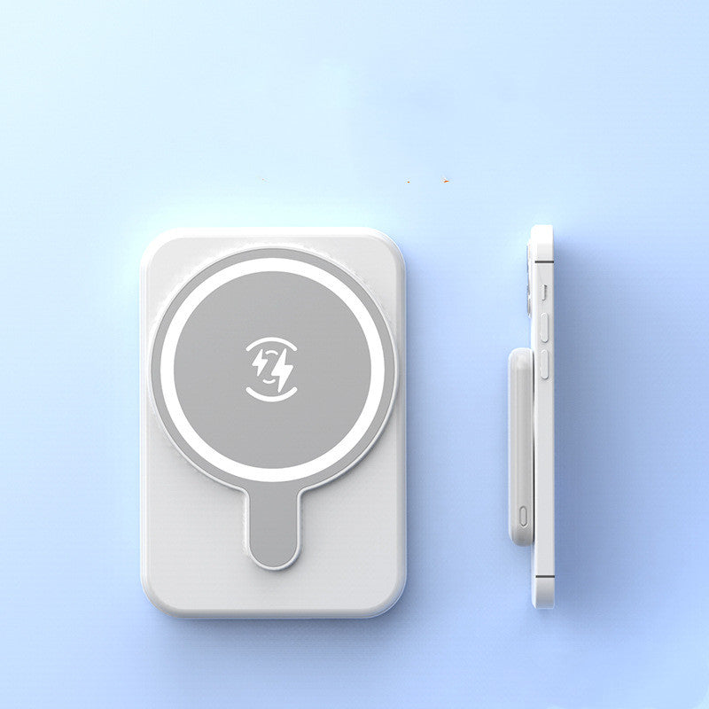 Mini banco de energía inalámbrico magnético de carga rápida de 5000 mAh portátil