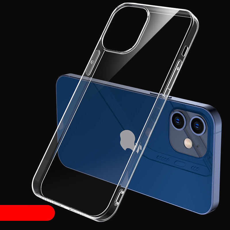 Compatible con Apple, Compatible con Apple, Funda iPhone 12 silicona anti caída transparente