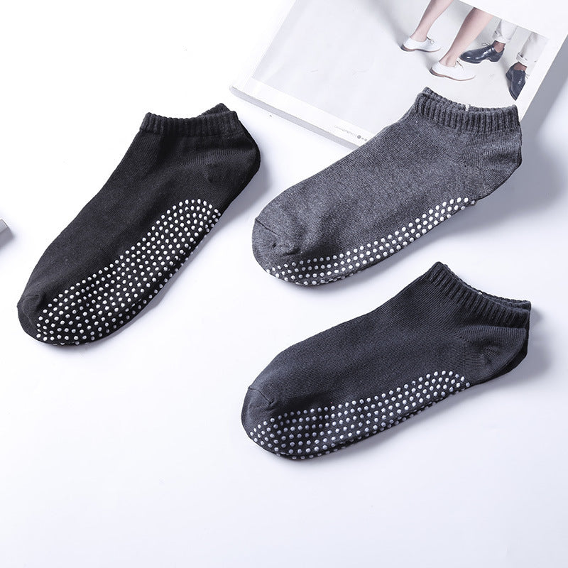 Calcetines de yoga invisibles y antideslizantes para hombre