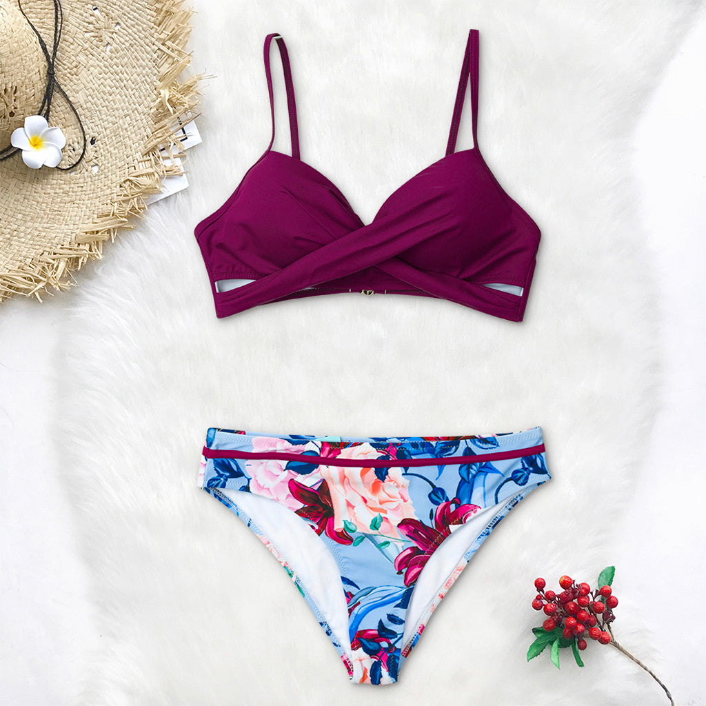 Women's Swimwear Women Two Piece Swimsuit Beach Vacation Summer
