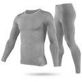 Conjunto de ropa interior térmica para hombre, calzoncillos largos, pantalones de manga larga, ropa interior suave, parte superior e inferior, trajes deportivos de invierno