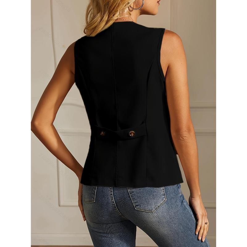 Blusa holgada de lino a rayas en blanco roto para mujer