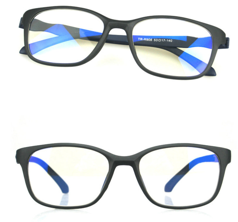 Gafas de moda ultraligeras TR90 con bloqueo de luz azul