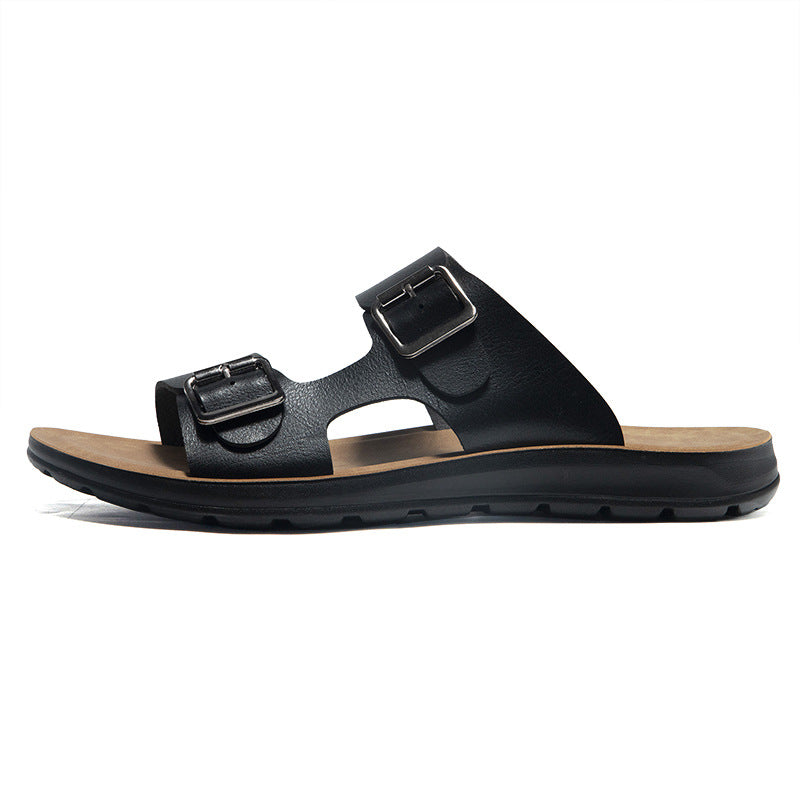 Sandalias casuales de doble uso para zapatos de playa para hombre