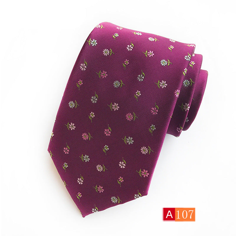 Corbata de jacquard de poliéster para hombre, informal y formal