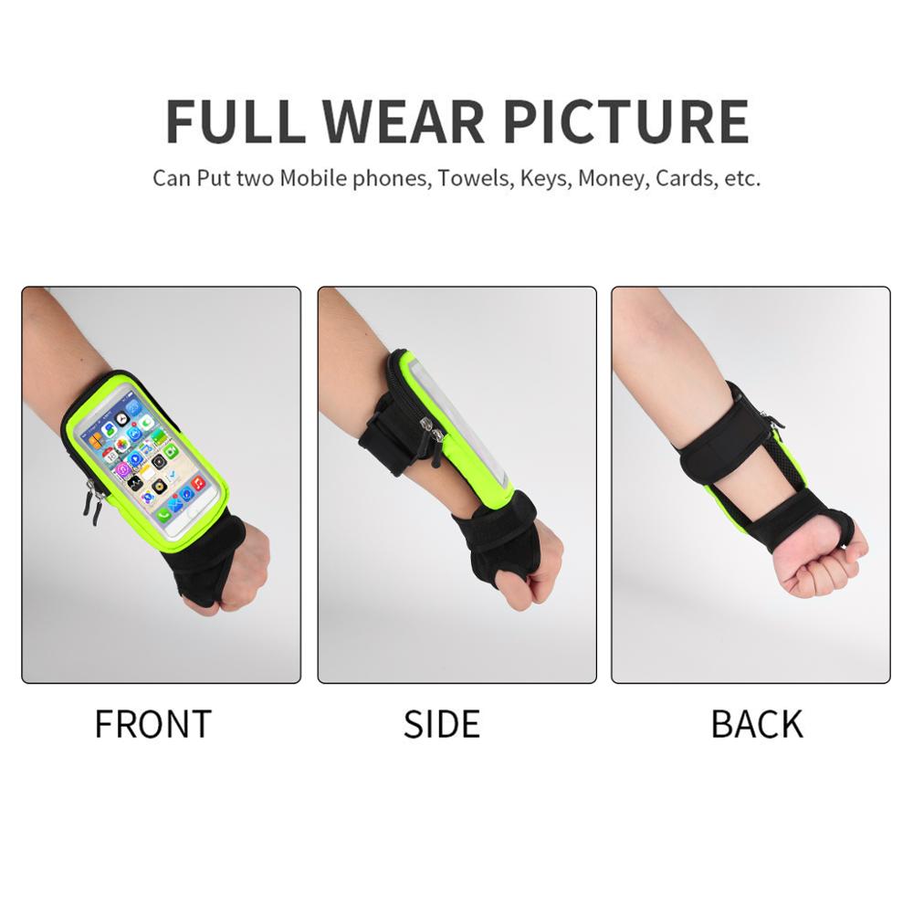 Bolso deportivo impermeable para correr y fitness para hombre y mujer.