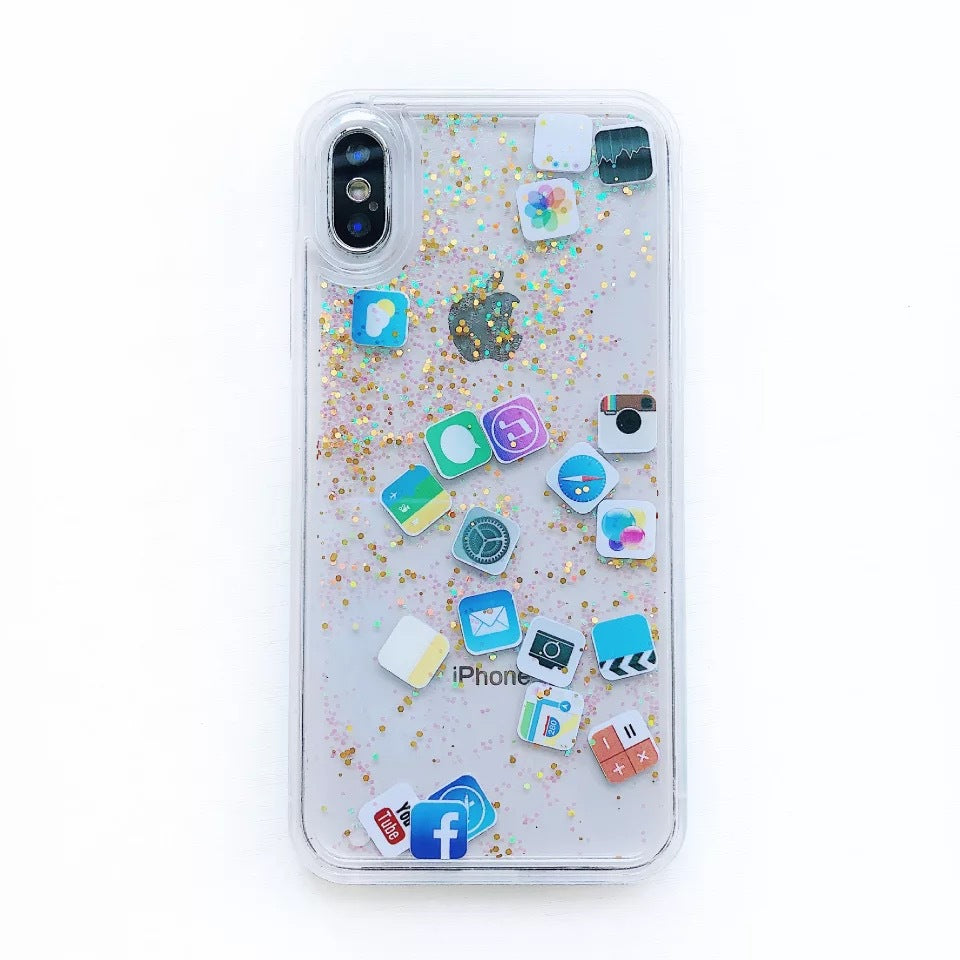 Funda para móvil brillante