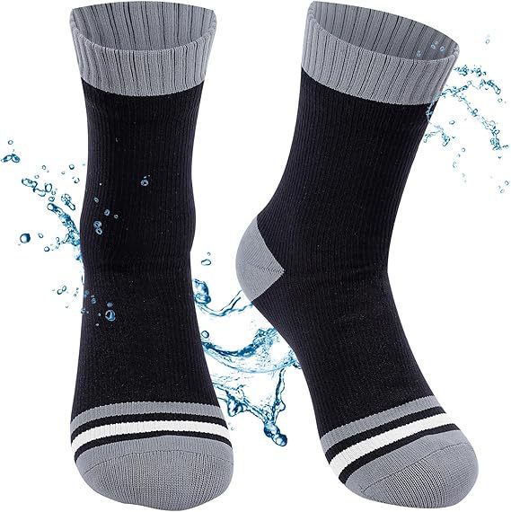 Calcetines impermeables que te mantienen abrigado y ofrecen una excelente resistencia a la abrasión.