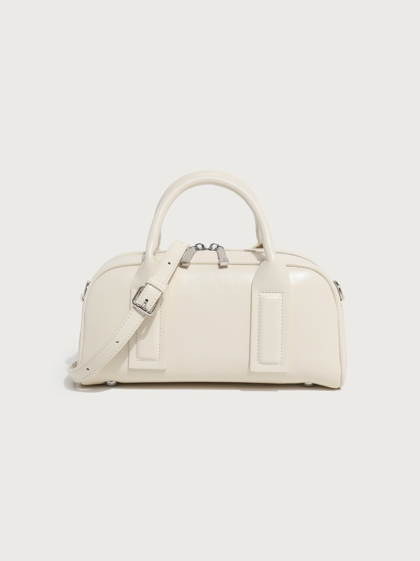 Bolso bandolera sencillo de piel suave para mujer con gran capacidad