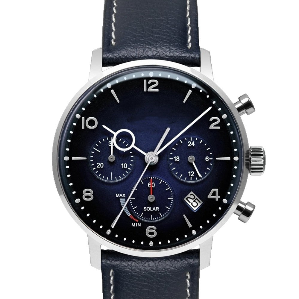 Reloj multifuncional elegante y resistente al agua con calendario para hombre.