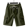 Men's Heavyweight Loose Casual Corduroy Utility Cropped Shorts