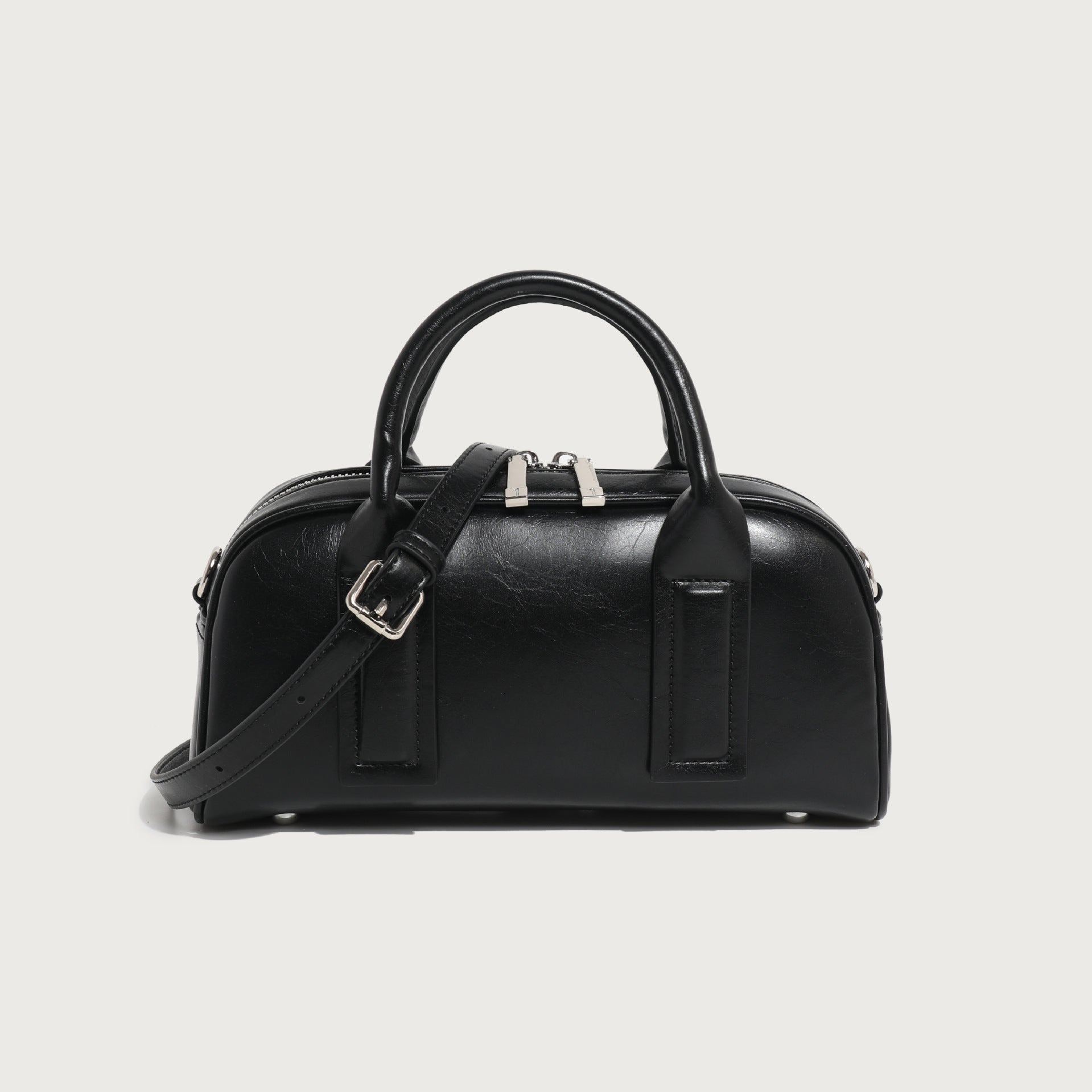 Bolso bandolera sencillo de piel suave para mujer con gran capacidad