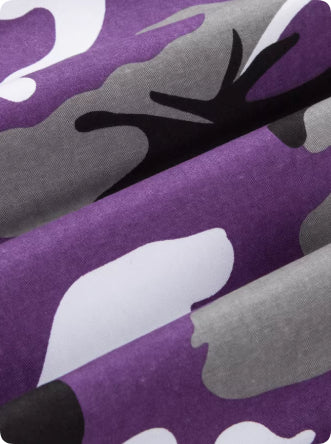 Pantalones deportivos versátiles con diseño de camuflaje y patchwork para hombre