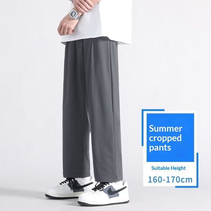 Womens Loose Straight-leg Casual Pants New Stylish Design