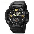 Reloj electrónico deportivo multifuncional de doble movimiento para hombre