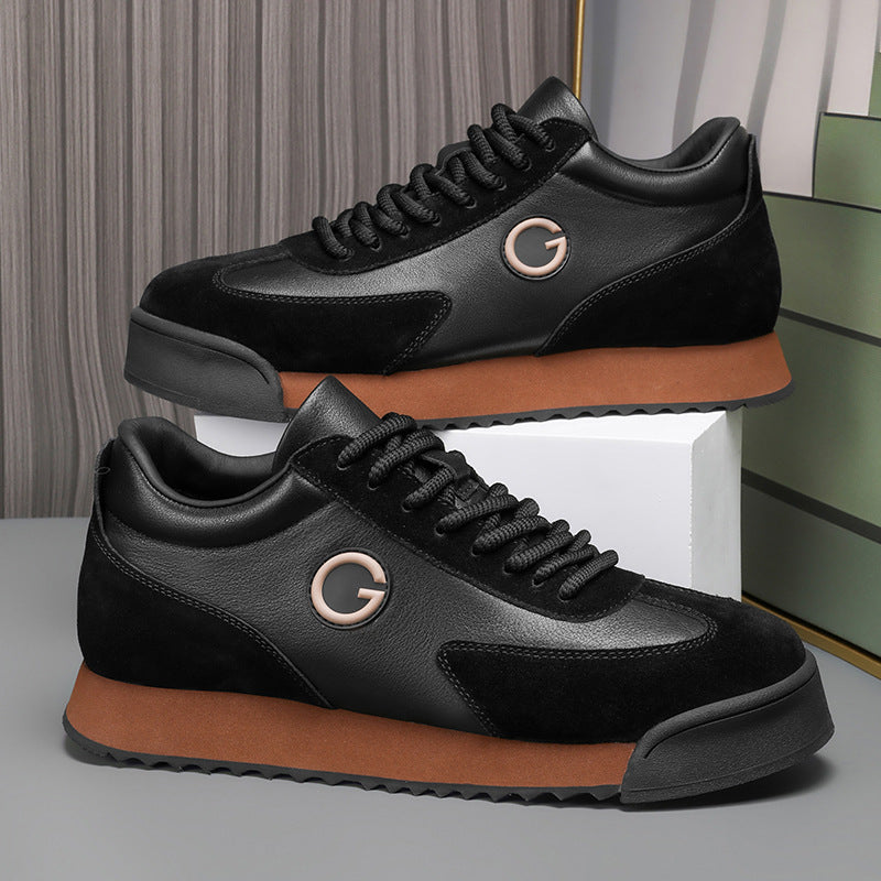 Zapatos casuales sencillos de talla grande para hombre