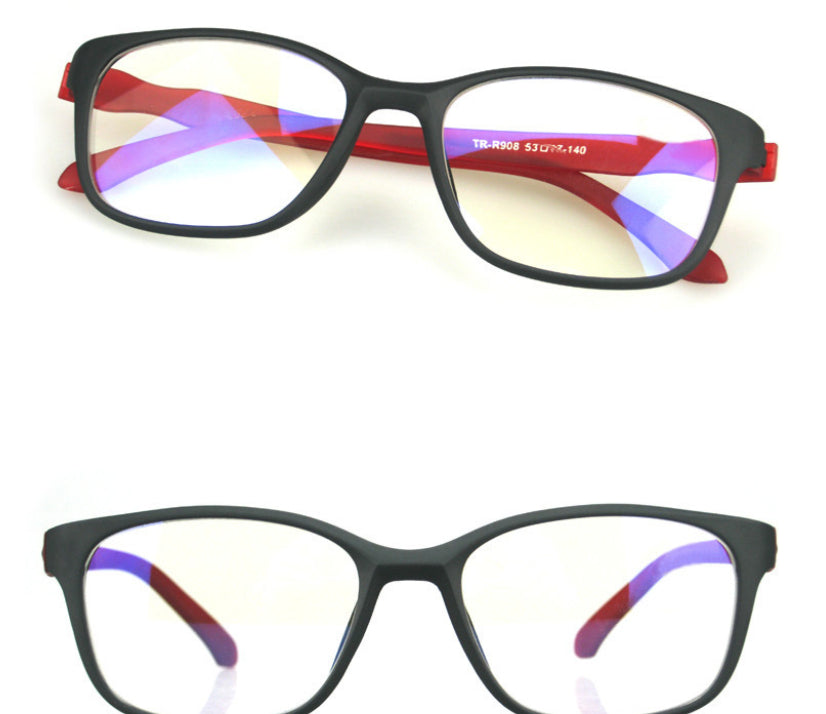 Gafas de moda ultraligeras TR90 con bloqueo de luz azul