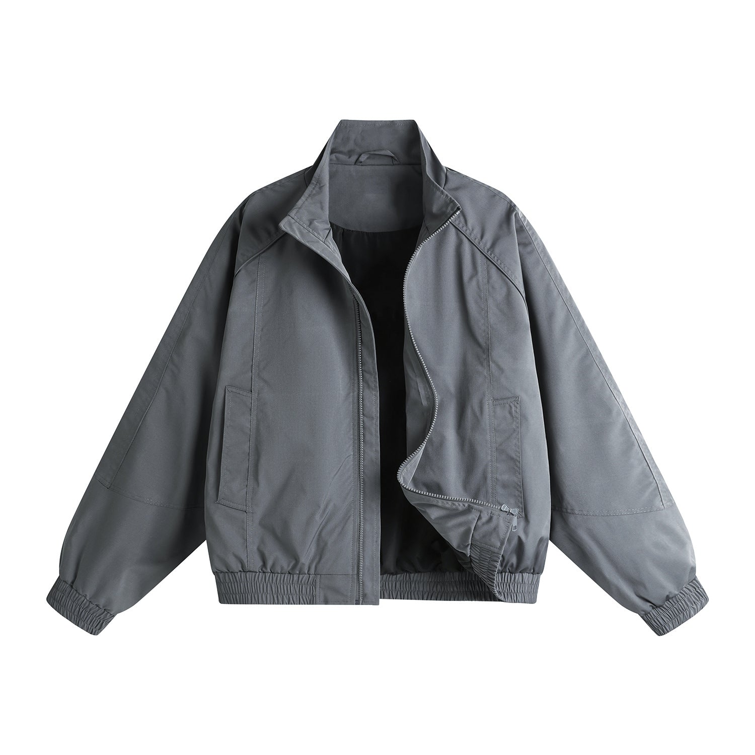 Loose-fit Plus-size Stand-collar Jacket Men's Outerwear Top