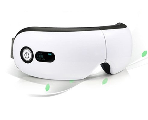 Protector ocular inteligente con música y Bluetooth, compresa caliente, masajeador ocular con vibración