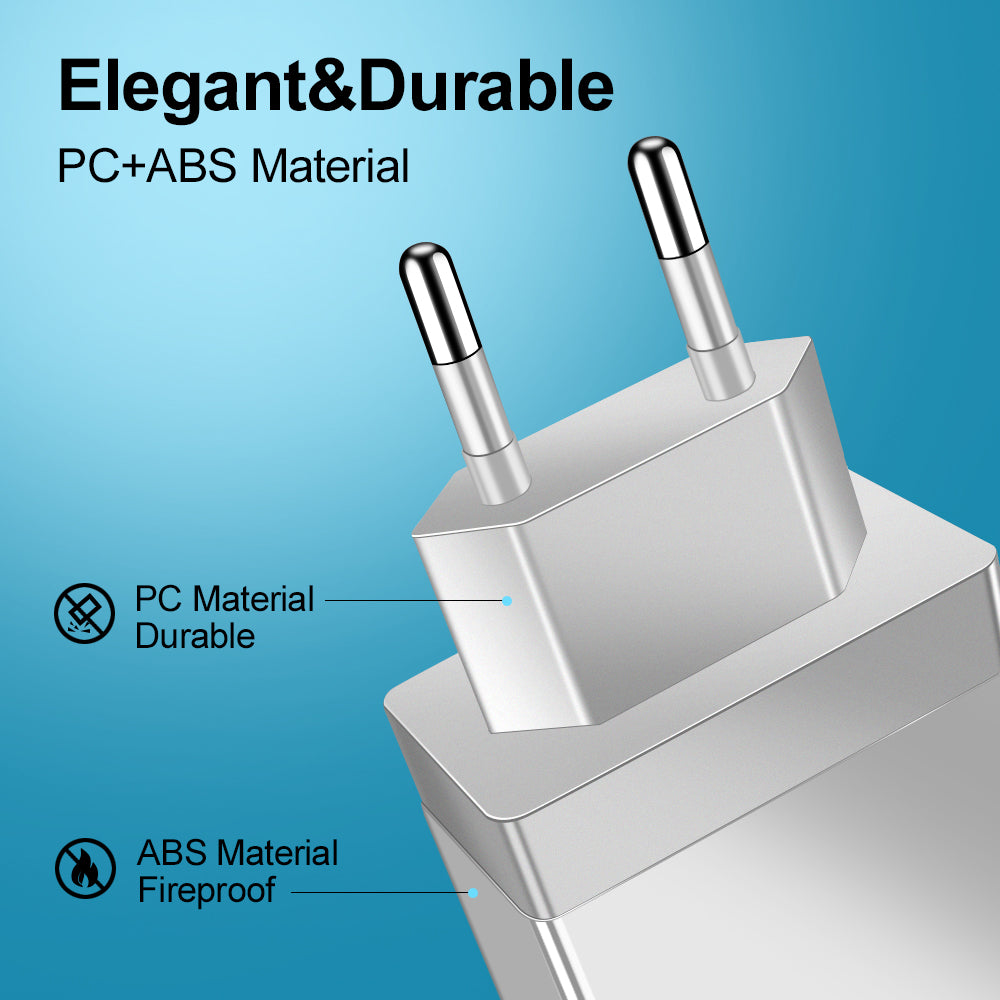 Cargador USB de carga rápida 3.0 para 4 teléfonos, adaptador para tableta, cargador de pared portátil, cargador rápido para móvil.
