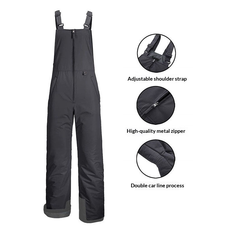 Mono de esquí para exteriores con aislamiento impermeable, resistente al viento y extra grueso.