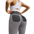 Leggings deportivos para levantamiento de cadera, caderas color melocotón, pantalones de fitness europeos y americanos.