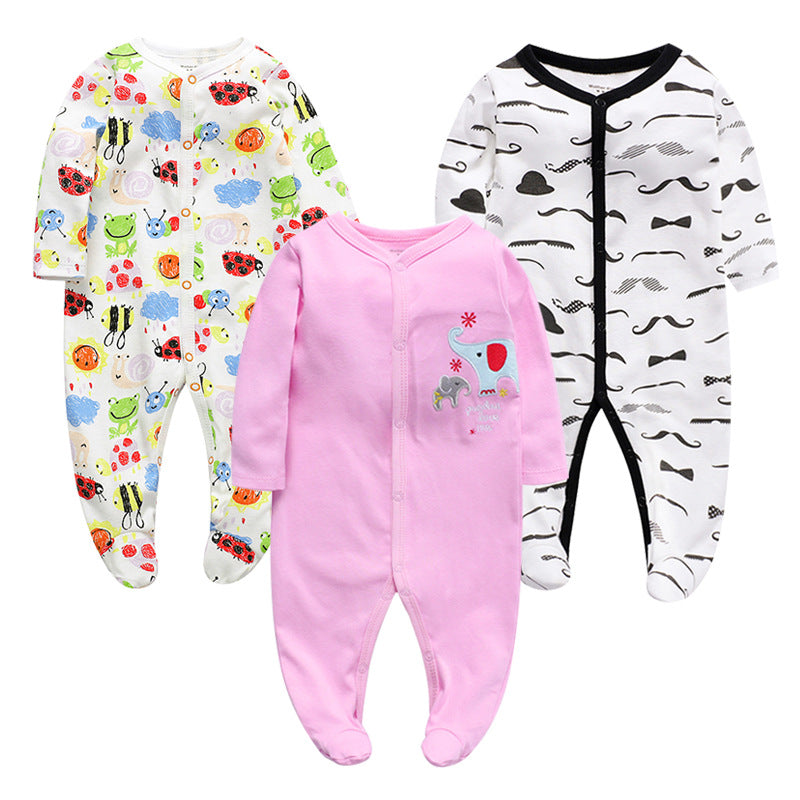 Ropa de bebé de una pieza de algodón 