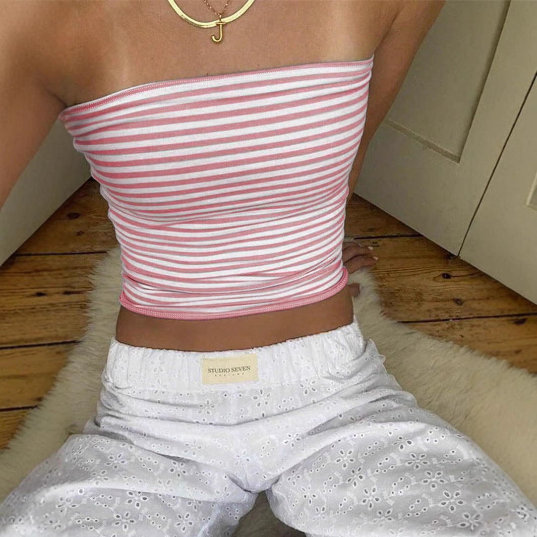 Women's Sexy Slim-Fit Striped Tank Top