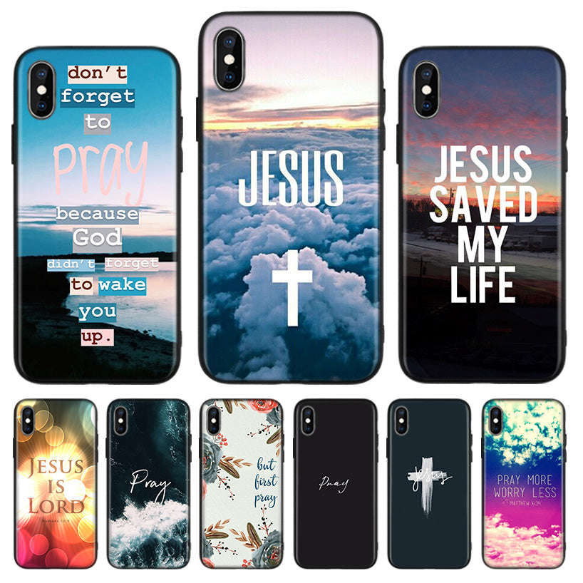 Funda para móvil con la cruz de Jesús