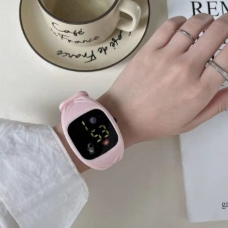 Reloj electrónico inteligente, moderno, elegante y minimalista para niños y niñas.
