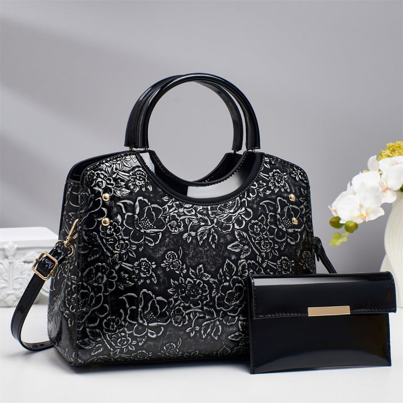 Bolso bandolera de gran capacidad con diseño informal y elegante de un solo hombro.