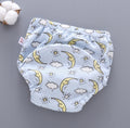 Pantalones de entrenamiento para bebé, lavables, de gasa de 6 capas, para cubrir pañales